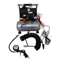 California Air Tools Light, Quiet Battery Powered 12V 1Gal SteelTank PortableAirCompressor CAT-12V1P10S